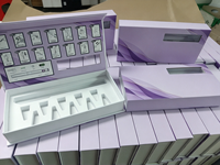 Boîte cadeau magnétique en matériau rigide personnalisable avec votre logo pour le rangement de stylos et cosmétiques, avec étiquette pour stylo