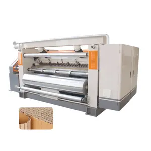 High Speed Gimbal Transmission Fingerless Single Facer Corrugated card board Machine