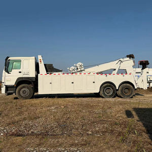 Camión Grúa de <span class=keywords><strong>Segunda</strong></span> <span class=keywords><strong>Mano</strong></span> Chino de Servicio Pesado, 340 CV, Sinotruk Howo 6x4, Camión de Remolque en Venta - Product Image 6