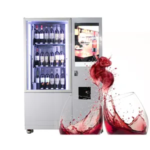 Winnsen amusement vending machines automatic beverage beer box wine vending machine mumbai with robot arm