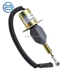 Válvula solenoide de apagado de motor para excavadora 24V 3930234, válvula de corte de combustible diésel para motor 6CT8.3 6D114 PC300-7 PC350-7 PC200-7 - Product Image 3