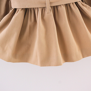 Vêtements pour bébés filles, enfants en bas âge, mode hiver, vestes coupe-vent, manteau trench, jupe, robe, tenues d'extérieur - Product Image 6