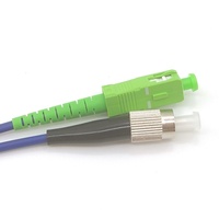 Puente personalizado de fibra óptica monomodo Simplex 9/125 Cable de conexión de fibra óptica blindado LC SC ST FC Conector de fibra