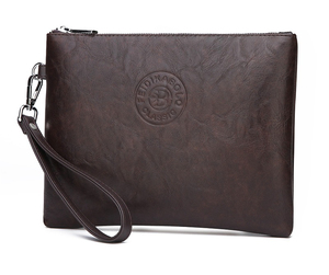 Новая Модная Портативная сумка из мягкой искусственной кожи, сумка для мобильного телефона большой емкости, водонепроницаемая прочная сменная сумка для мужчин - Product Image 4