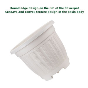 <span class=keywords><strong>Macetas</strong></span> <span class=keywords><strong>de</strong></span> Flores <span class=keywords><strong>de</strong></span> Plástico Blancas <span class=keywords><strong>de</strong></span> Estilo Europeo <span class=keywords><strong>de</strong></span> Lujo Artificial Rústico Creativo, Maceteros con Orificio <span class=keywords><strong>de</strong></span> Drenaje para Jardín, Interior y Exterior - Product Image 3