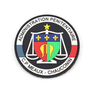 Insigne de Logo Personnalisé en Gros Administration Pénitentiaire C.P <span class=keywords><strong>Meaux</strong></span>-Chauconin Insigne de Patch Pvc Souple Insigne en Caoutchouc - Product Image 1