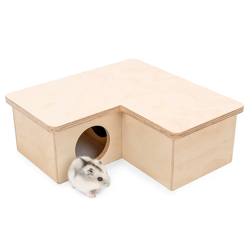 Multi-Kamer Hamster Huis Doolhof Met Afneembare Deksel Multi-Kamer Chinchilla Gerbils Hideouts Tunnel Verkennen Speelgoed