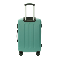 Tragbarer Leichtgewicht-Hartschalenkoffer mit Eckenschutz und Aluminiumstange