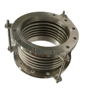 Bellows Expansion Joint Vibration Isolator Industrial High Quality Metal Round Carbon Steel Flange Forged Water Flange Equal