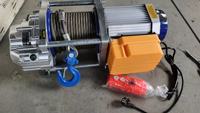 Nouveau treuil électrique léger 220V, palan à câble portable avec télécommande, petit équipement de levage domestique, construction en acier