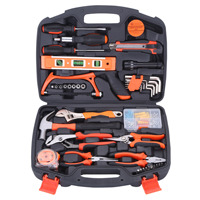 Juego de Herramientas para el Hogar, Caja de Herramientas Multifuncional, Kit de Herramientas Manuales para Electricistas y Carpinteros