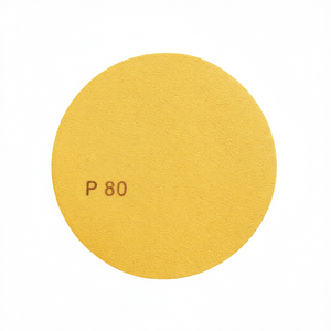 Fervi Sanding <b>Disc</b> Velcro Gold P80 150mm For Wood <b>Metal</b> Grinding - Product Image 2