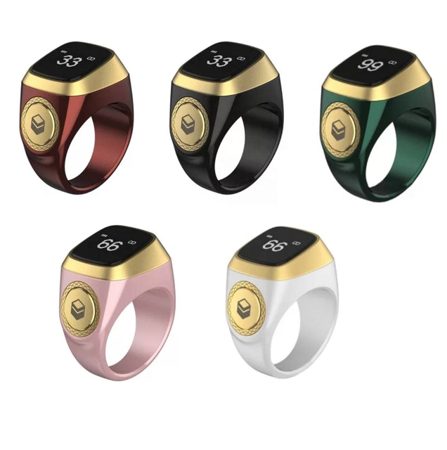 Wholesale Digital Tasbih Tally Counter Finger Counter Smart Electronics Tasbeeh Counter  Rug Muslim Zikr Ring Smart Ring