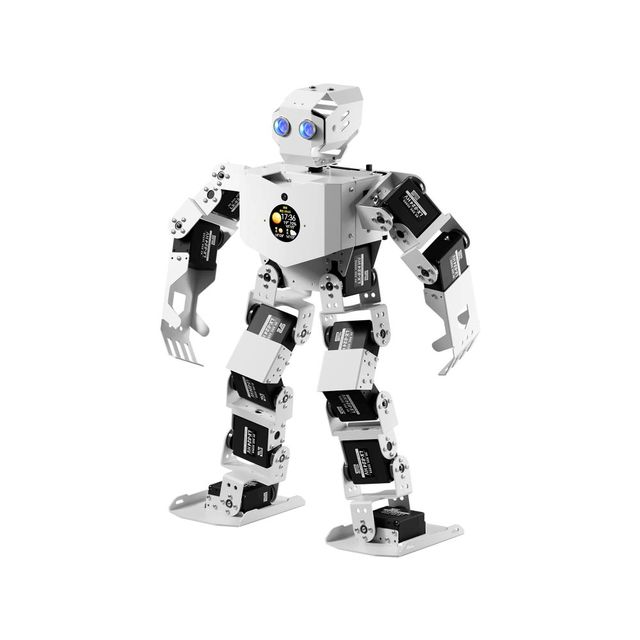 Hiwonder Tonybot Walking Dancing AI Robot, 17 Servos with Fall Recovery & Sensor Expansion, STEM Education Robotics Kit