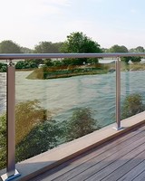 Modernes Design Edelstahl Treppen Balkon Handläufe Leitplanken und Terminal Zäune