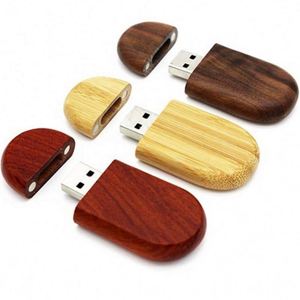 Memoria USB 2.0 de Bambú Giratoria con Diseño Moderno, Capacidad Completa, Encriptación, Garantía de 2 Años, Velocidades de Lectura/Escritura Rápidas - Product Image 4