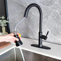 Robinet de cuisine en acier inoxydable Weihao, robinet de cuisine extractible, vente chaude