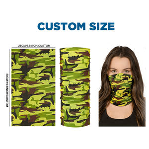 ผ้าพันคอสกีแบบสั่งทำขายส่ง พิมพ์ลายได้ ผ้าพันคอถักสำหรับเดินป่า ผ้าบันดาน่า ระบายอากาศได้ดี - Product Image 5