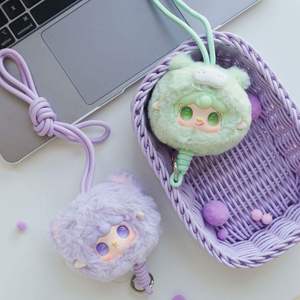 Yooki Mini Zoo Mobile Phone Lanyard Generation 7 Plush Blind Box Cute Doll Pendant Trendy <strong>Toy</strong> - Product Image 3