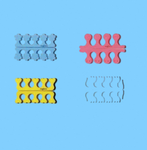 Reusable Toe Separator <b>Nail</b> Care Kit with <b>Nail</b> File Buffer Sponge for <b>Gel</b> Acrylic Natural <b>Nails</b> Manicure Pedicure <b>Set</b> - Product Image 4