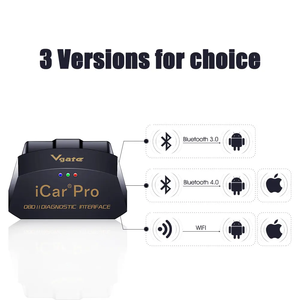 Outil de diagnostic Vgate iCar <span class=keywords><strong>Pro</strong></span> BT 4.0 ELM327 OBD II/EOBD <span class=keywords><strong>ELM</strong></span> <span class=keywords><strong>327</strong></span> BT iCar <span class=keywords><strong>Pro</strong></span> Support pour Android/IOS - Product Image 6