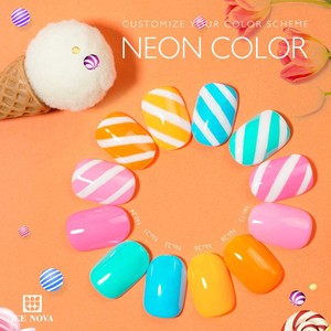 Esmalte de <span class=keywords><strong>Uñas</strong></span> <span class=keywords><strong>en</strong></span> Gel Neón, Kit de Esmaltes de <span class=keywords><strong>Uñas</strong></span> UV, Resina Neón, Gel Brillante UV, Personalizable, Colorido, Inodoro - Product Image 3