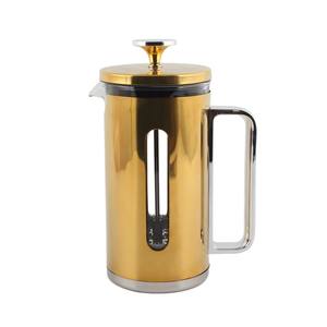 Cafetera Francesa de Vidrio Borosilicato Resistente al Calor, Diseño Moderno, Cafetera Portátil Premium de 1.0L - Product Image 1
