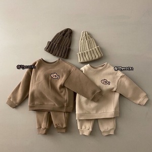 Ensembles de vêtements pour garçons et filles automne 2022, mode enfant, hauts à manches longues décontractés pour bébés + pantalons, ensembles 2 pièces, vêtements de sport pour enfants - Product Image 1