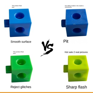 Bloques de Construcción Mágicos Paico para Niños, 40 Piezas de Plástico, Escala <span class=keywords><strong>1</strong></span>:8, Juguetes Educativos para el Aprendizaje de Matemáticas en Jardín de Infancia - Product Image 2