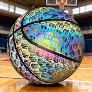 Ballon de <span class=keywords><strong>basket</strong></span>-ball adulte personnalisé de haute qualité, anti-explosion, résistant à l'usure et à bonne étanchéité à l'air, brillant - Product Image 4