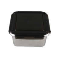 Boîte à lunch en acier inoxydable 316L étanche personnalisée avec logo de haute qualité Récipient alimentaire durable en métal de qualité alimentaire avec couvercle