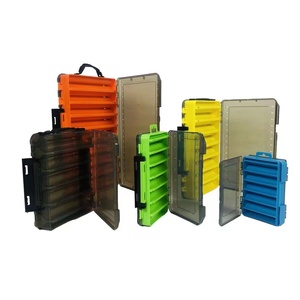 Custom plastic double-sided waterproof foam flying lure fishing tackle box
