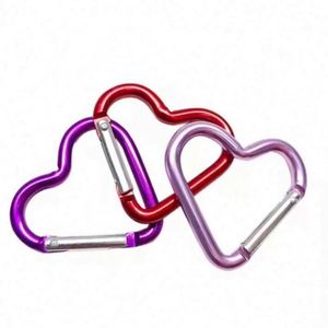 Custom Logo D-Shaped Aluminum <b>Clip</b> Keychain Climbing Carabiner <b>Hook</b> with Star Design Durable for Hiking Camping Outdoor - Product Image 4