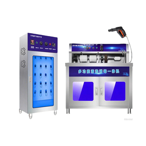 เครื่องซักรองเท้ากึ่งอัตโนมัติสำหรับอุตสาหกรรม พร้อมฟังก์ชั่นอบแห้ง - Product Image 4