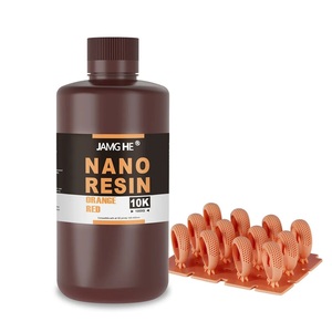 JamgHe Cire rouge orange 405 nm 1kg Nano <span class=keywords><strong>résine</strong></span> facile à mouler <span class=keywords><strong>résine</strong></span> moulable pour <span class=keywords><strong>imprimante</strong></span> <span class=keywords><strong>3D</strong></span> DLP LCD polymère bon marché - Product Image 1