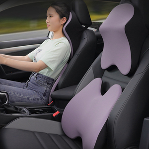 Oreillers en mousse à mémoire <span class=keywords><strong>de</strong></span> forme pour appuie-tête <span class=keywords><strong>de</strong></span> voiture en gros, housse en velours, <span class=keywords><strong>coussin</strong></span> <span class=keywords><strong>de</strong></span> <span class=keywords><strong>dos</strong></span> amovible et lavable personnalisable pour le repos au lit - Product Image 5