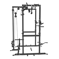 Equipo de Gimnasio Multifuncional Comercial Power Rack |   Máquina de Entrenamiento Multifuncional Smith Squat Cable Crossover de Acero de Alta Calidad