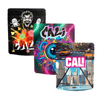 Sac d'emballage refermable en aluminium Mylar avec logo personnalisé pour aliments et en-cas