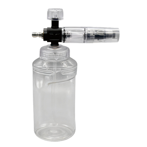 Cannone per Schiuma ad Alta Pressione con Bottiglia Trasparente per Lavaggio Auto con Connettore Rapido da 1/4'' - Product Image 1