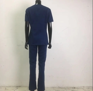 Moda Scrubs Uniformes Conjuntos Enfermera Ropa de trabajo médico Hospital Mujer Wear Fit Slim Spandex Jogger Sudadera Pantalones de chándal - Product Image 5