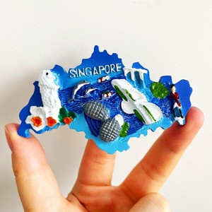 สติกเกอร์ของที่ระลึกเมืองแม่เหล็กทนทาน3D ของขวัญการเดินทางระดับโลกสำหรับตู้เย็นแบบกลุ่มและของตกแต่งมินิบาร์สำหรับโรงแรม - Product Image 4