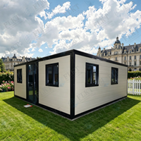 Maison conteneur extensible étanche personnalisée FLKT de 20 pieds, préfabriquée, de luxe, garantie 2 ans, directement de l'usine source