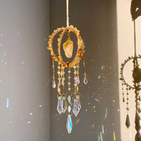 Venta al por mayor de atrapasoles de cristal ecológicos pulidos de 40 cm con forma de bola, excelente artesanía y detalles exquisitos para sombras.