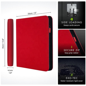Album classeur en cuir PU à 9 pochettes, capacité 360 cartes, pour cartes à collectionner TCG - Product Image 2