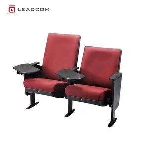 Leadcom, silla de auditorio de plástico para escuela trasera, asientos de sala de conferencias con tableta de escritura, de plástico, a la moda - Product Image 1