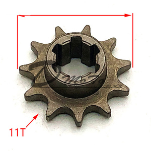 Piñón de Caja de Cambios Delantera T8F 11 14 17 20T 20 Dientes para Minimoto de 47cc 49cc, Mini Motocicleta Todoterreno, Scooter - Product Image 5