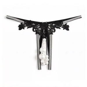 Tanga Sexy con Cuentas de Poliéster Grueso para Estimulación Femenina en Ocasiones Especiales - Product Image 3