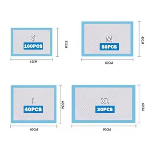 Pañales Impermeables Desechables para Cachorros al por Mayor, Almohadillas Absorbentes de Orina y Pipí para Perros, Talla XL 60x90 - Product Image 4