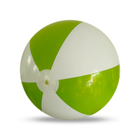 Bola Pantai Tiup PVC Ramah Lingkungan Diameter 40 cm Tebal 0,18 mm untuk Iklan dengan Logo dan Cetak Kustom
