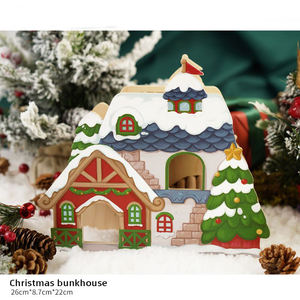 Dernière série de Noël de bois multifonctionnel peut cacher la maison de <span class=keywords><strong>hamster</strong></span> - Product Image 6